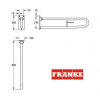 FRANKE CONTINA BARRA DE APOYO ABATIBLE